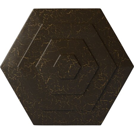 Ekena Millwork Woodruff Ceiling Medallion, Hand-Painted Stone Hearth Crackle, 23 1/4"OD x 7/8"P CM23WFSHC